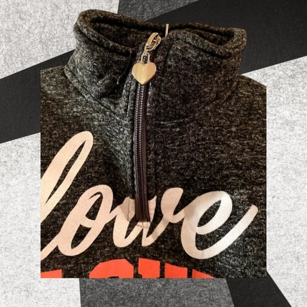 Love Love Love Girl's Graphic Sweatshirt